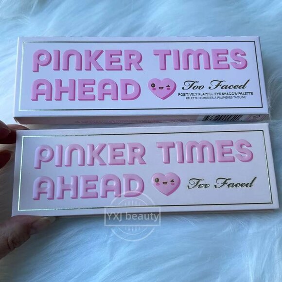 New Boxed Too Faced Pinker Times Ahead Eyeshadow Palette~Full Size~Discontinued - Picture 4 of 5